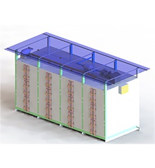 Container type battery storage cabinet